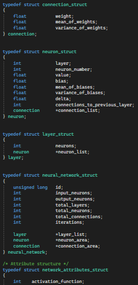 Structures example